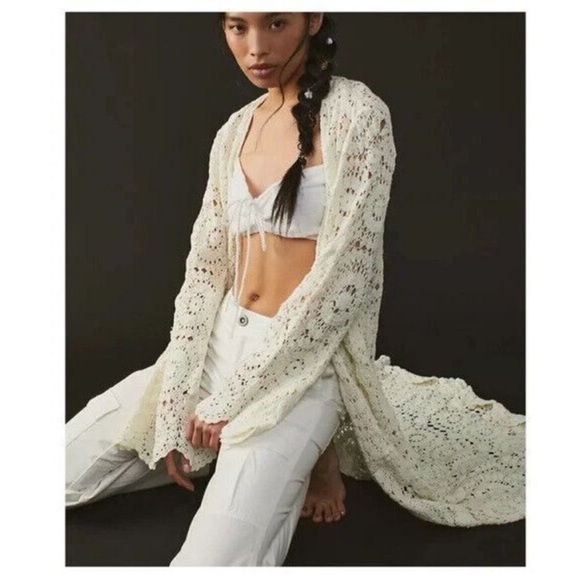 Free People Melanie Crochet Duster - Picture 3 of 7